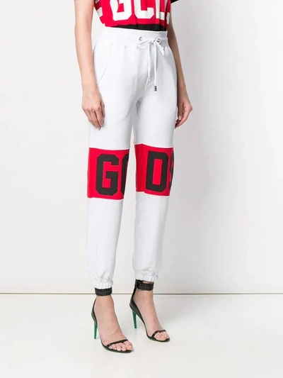 Shop Gcds Logo Track Trousers In White