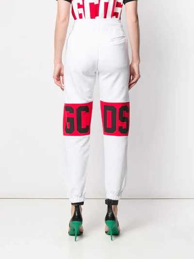 Shop Gcds Logo Track Trousers In White