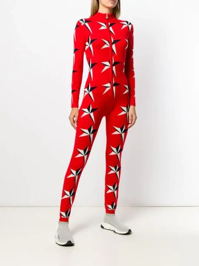Shop Perfect Moment Star Ii Jumpsuit In Red