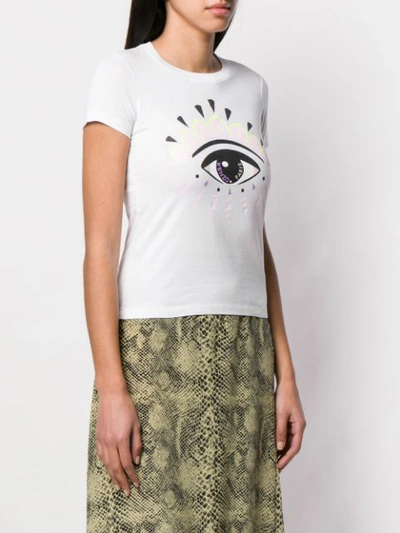Shop Kenzo Eye Print T-shirt In White