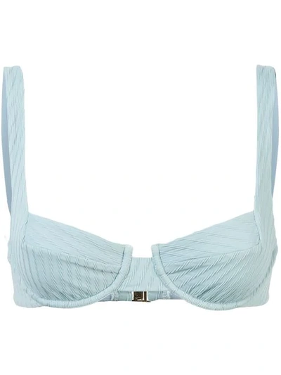 Shop Fella Casanova Bikini Top In Blue