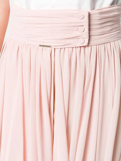 Shop Styland Pleated Maxi Skirt In Pink