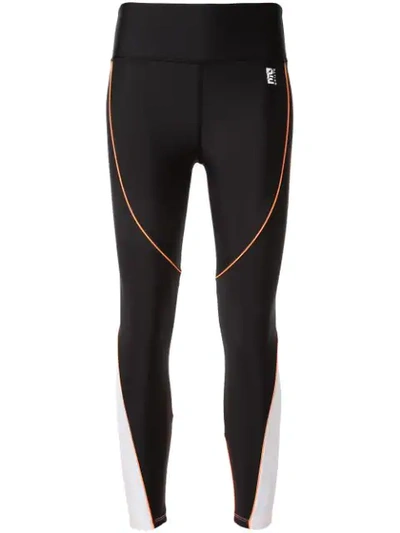 Shop P.e Nation Trackbar Leggings In Black