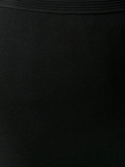 Shop Diane Von Furstenberg Dvf  Side Slit Pencil Skirt - Black