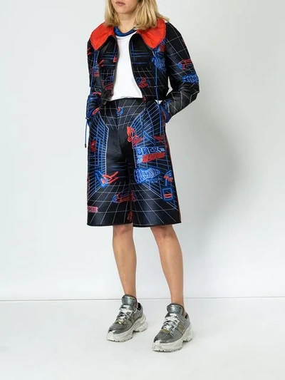 Quetsche Spread Collar Jacket In Black