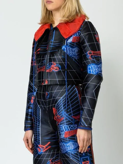 Quetsche Spread Collar Jacket In Black