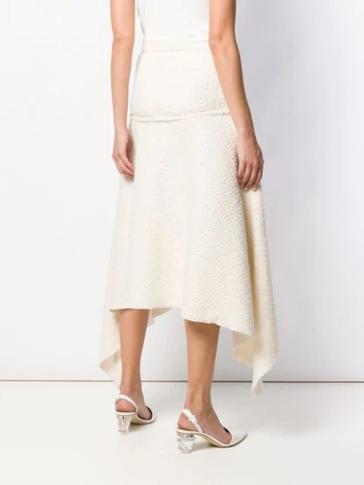 Shop Atu Body Couture Love Powder Midi Skirt In White