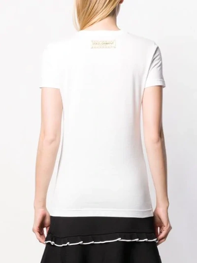 Shop Dolce & Gabbana Logo T-shirt In White