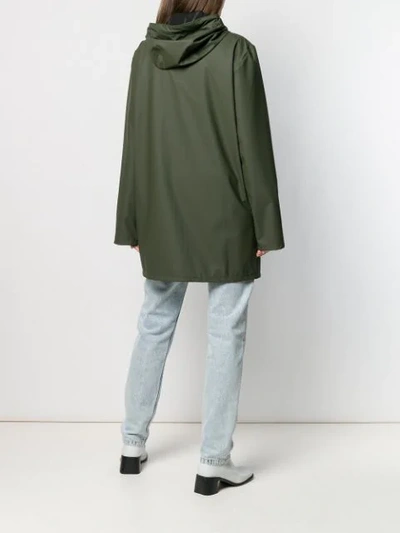 Shop Stutterheim Stockholm Raincoat In Green