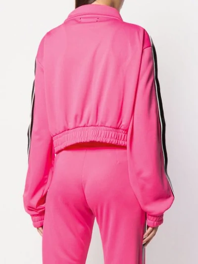 Shop Amiri Track Jacket In Pink