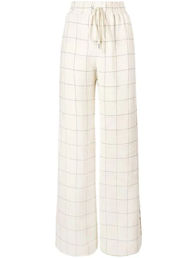 Shop Zimmermann Windowpane Print Wide In Neutrals