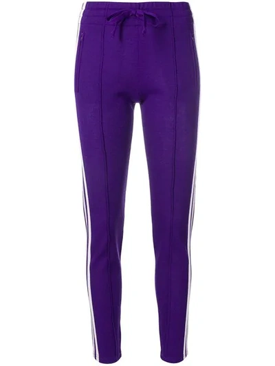 Shop Isabel Marant Étoile Skinny Sweatpanta In Purple