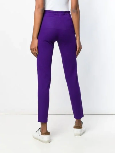 Shop Isabel Marant Étoile Skinny Sweatpanta In Purple