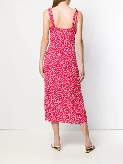 Shop Andamane Long Floral Sleeveless Dress - Red