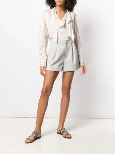 Shop Isabel Marant Demmo Blouse In Neutrals