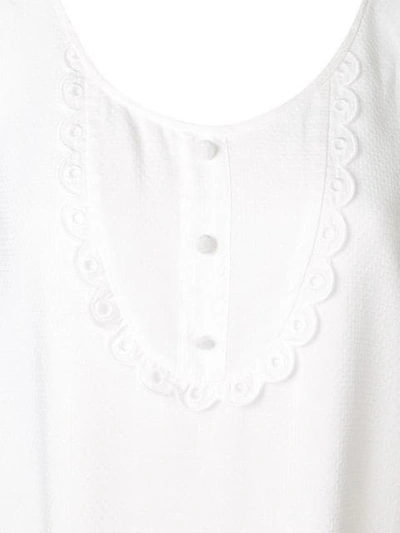 Morgan Lane Biba Tank Top In White