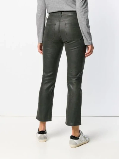 Shop M.i.h Jeans Daily Cropped Trousers In Black