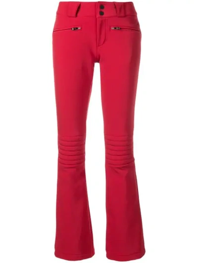  Perfect Moment, Women's Aurora High Waist Flare Pant, S, Snow  White : Luxury Stores