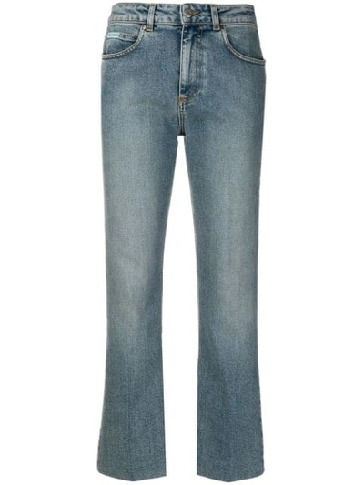 Shop Alexa Chung Straight Fit Jeans In Blue