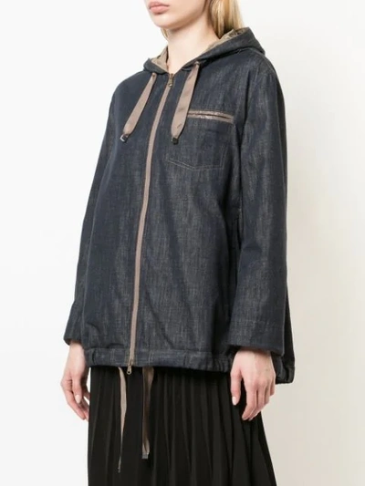 Shop Brunello Cucinelli Denim Waistcoat In Blue