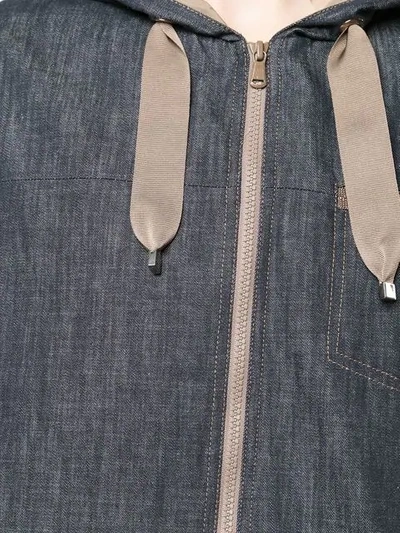 Shop Brunello Cucinelli Denim Waistcoat In Blue