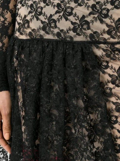 Shop Christopher Kane Frill Detail Skirt - Black