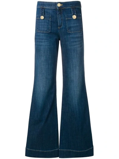 Shop L'autre Chose Flared Jeans In Blue