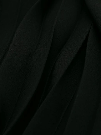 Shop Pinko Asymmetric Pleated Midi Skit In Z99 Black