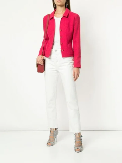 Pre-owned Chanel Vintage Long Sleeved Jacket - Pink
