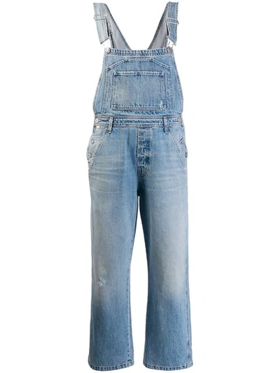 Shop Citizens Of Humanity Cropped Dungarees - Blue