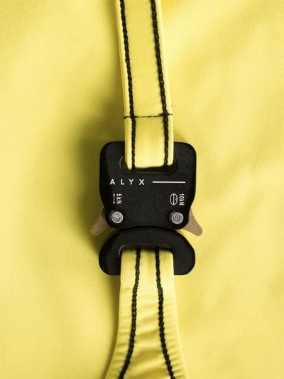 Shop Alyx Racerback Buckle Strap Swimsuit In Yellow