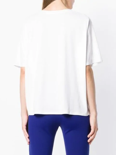 Shop Dkny Front Logo T In White