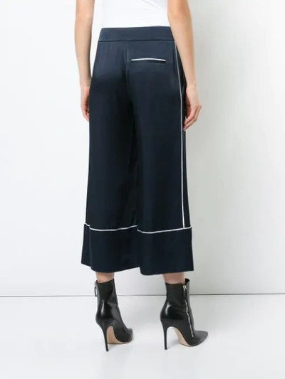 Shop Monse Wide-leg Pyjama Trousers In Blue