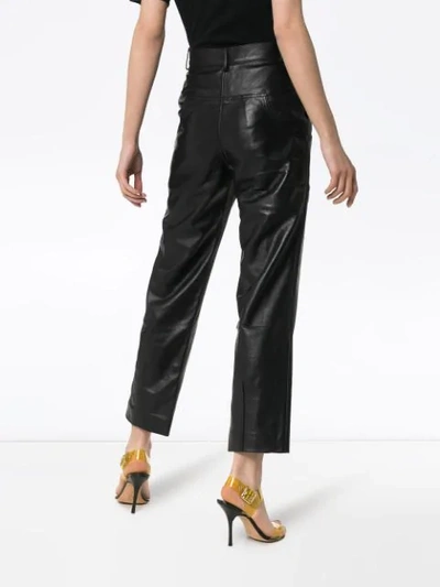 Shop Markoo The Draped Pocket Trousers In Black