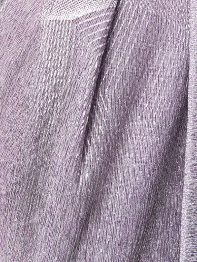 Shop Talbot Runhof Platinum Diamond Voile Trousers In Purple