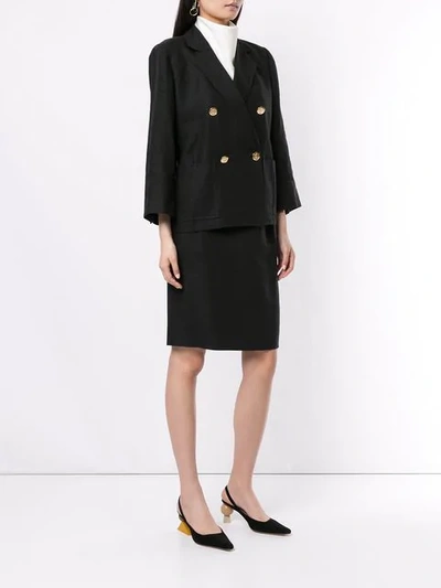 Shop Saint Laurent Yves   Two-piece Suit - Black