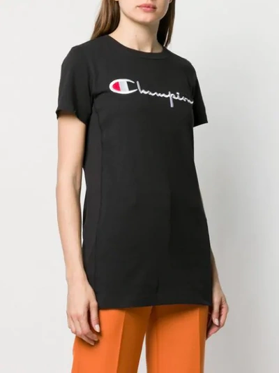 Shop Champion Logo Printed T-shirt - Black