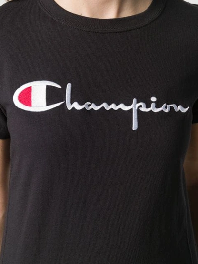 Shop Champion Logo Printed T-shirt - Black