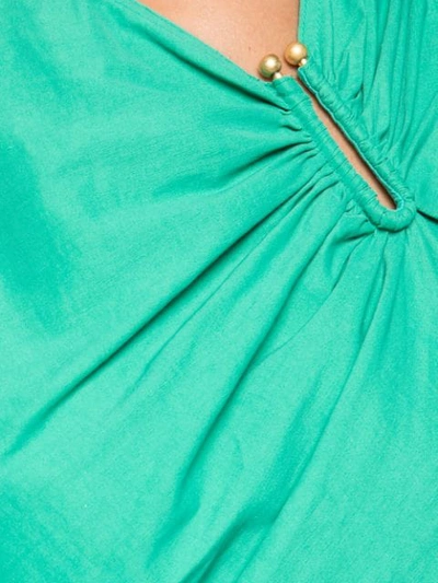 A.L.C. JINA短款连衣裙 - 绿色