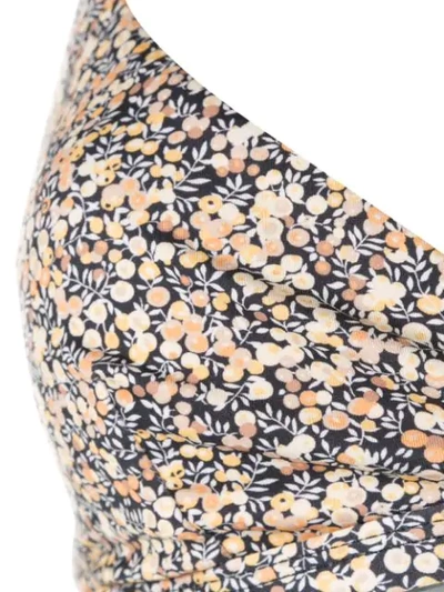 Matteau The Tri Crop Bikini Top In Multicolour