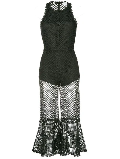 Shop Alice Mccall Boogie Nights Jumpsuit In Black