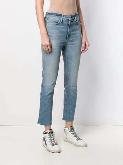 Shop Rag & Bone Cropped Slim-fit Jeans In Blue