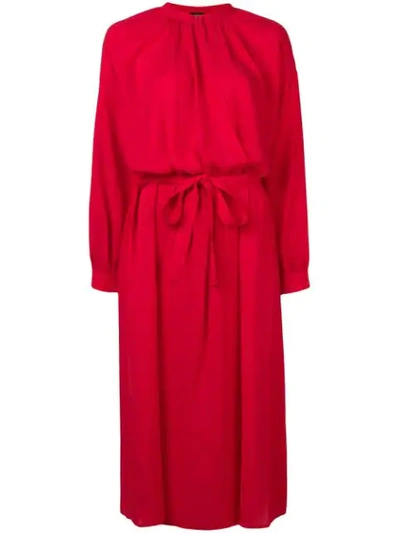 Shop Joseph Nolan Wrap Dress In Red