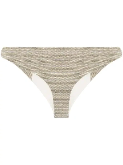 Marysia Brick Print Bikini Bottom In Neutrals