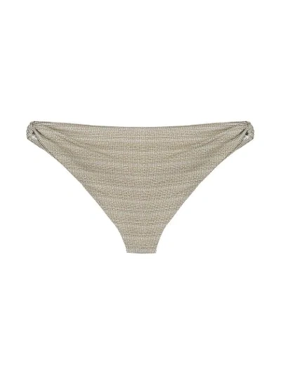 Marysia Brick Print Bikini Bottom In Neutrals