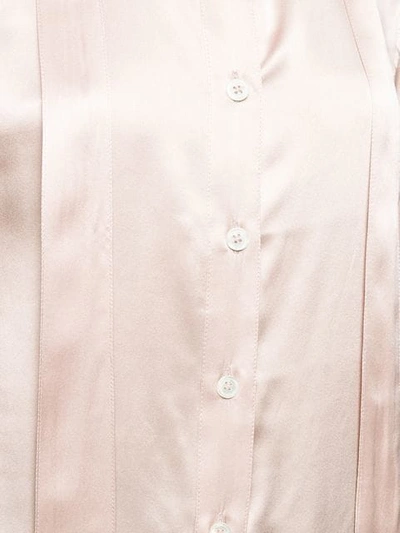 ANN DEMEULEMEESTER 真丝衬衫 - 粉色