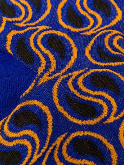 Shop Marni Patterned Socks In Tub59 Bluette
