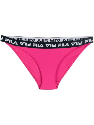 Shop Fila Logo Bikini - Pink