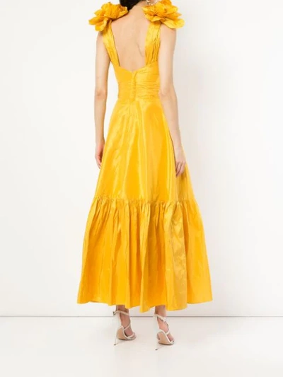 Shop Bambah 'sunflower' Kleid In Yellow