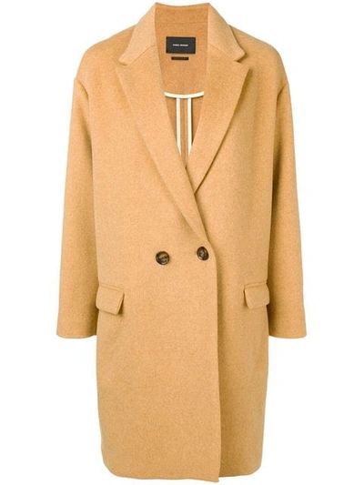 Shop Isabel Marant Oversized Double-breasted Coat In Neutrals